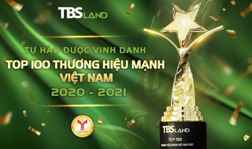 TBS Land là chủ đầu tư dự án G Skyline Homes, top 100 thương hiệu mạnh Việt Nam.