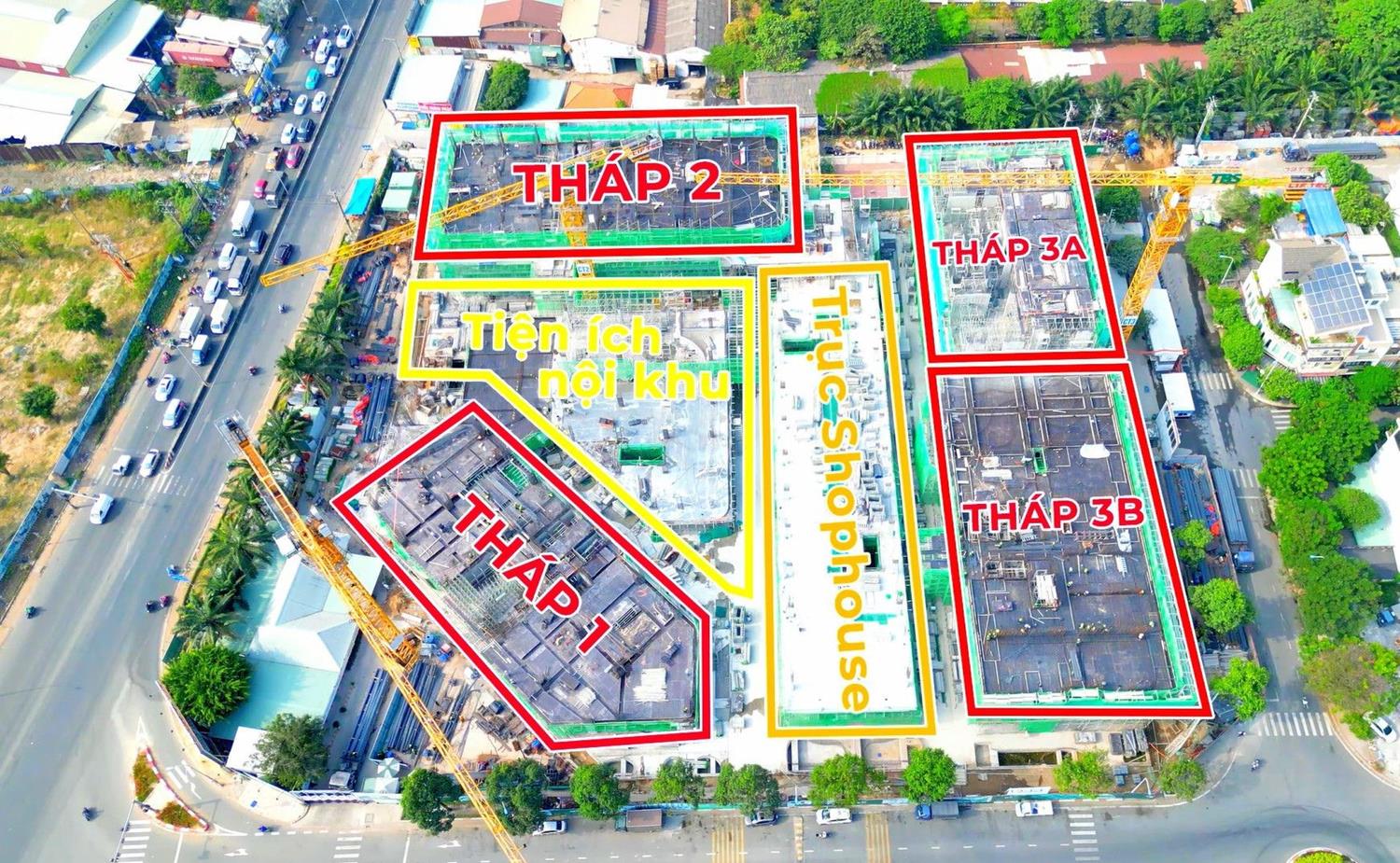 Mặt bằng tổng thể dự án  G Skyline Homes