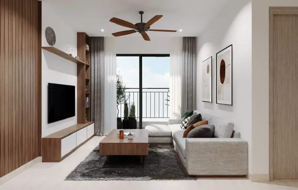 Phòng khách dự án G Skyline Homes