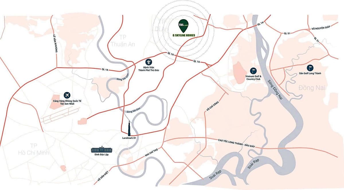 Green Skyline là dự án được xây dựng ở vị trí đẹp